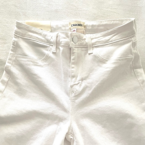 NWT L’AGENCE JOSIE HIGH RISE SKINNY SPLIT JEANS - Picture 8 of 10